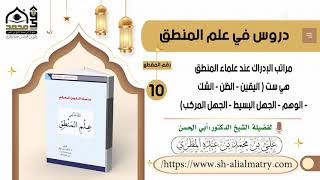 مراتب الإدراك عند علماء المنطق هي ست اليقين الظن الشك الوهم الجهل البسيط الجهل المركب